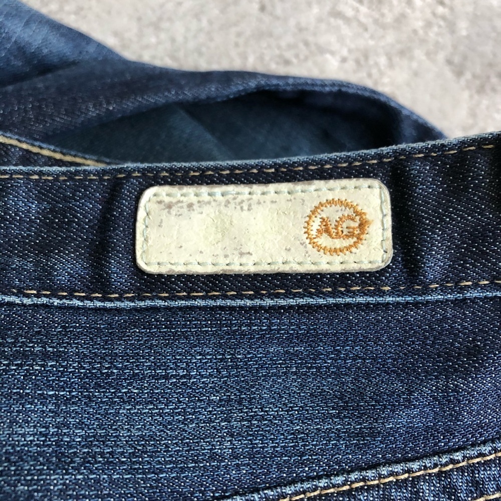 AG Adriano Goldschmied Premiere Skinny Straights Mid Rise Blue Denim Jeans Sz 27 - Picture 7 of 9